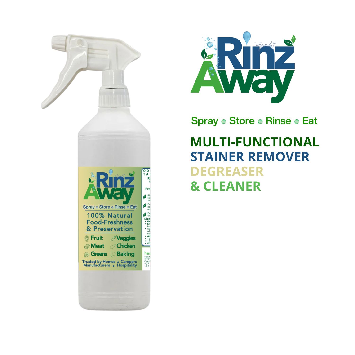 RinzAway – 100% Natural Food Freshness &amp; Preservation Solution
