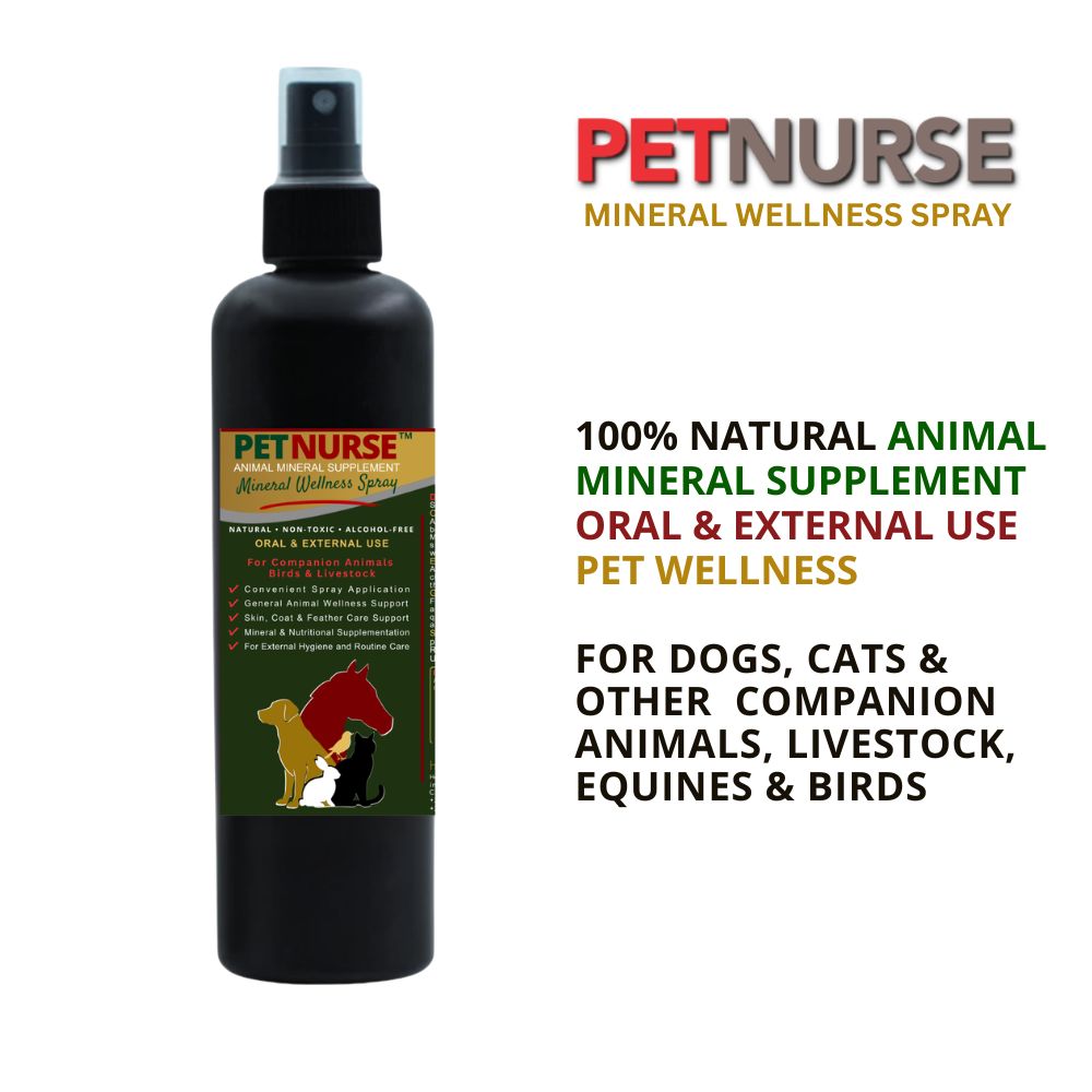 PetNurse 250 ml - Animal Mineral Supplement &amp; Wellness Spray Oral &amp; External Use