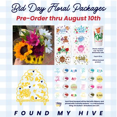 Bid Day Floral Package