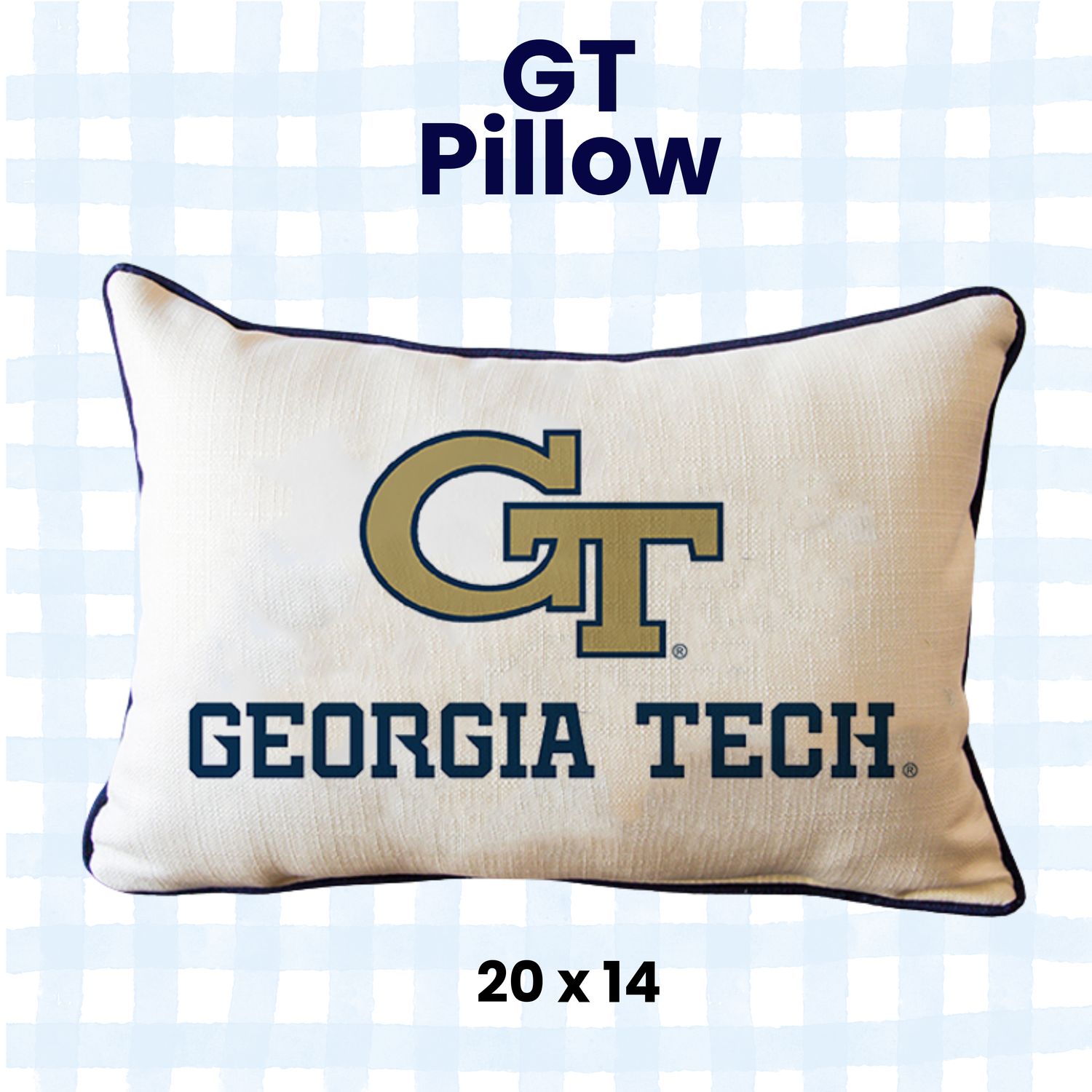 Cozy Up the Hive: GT Pillow
