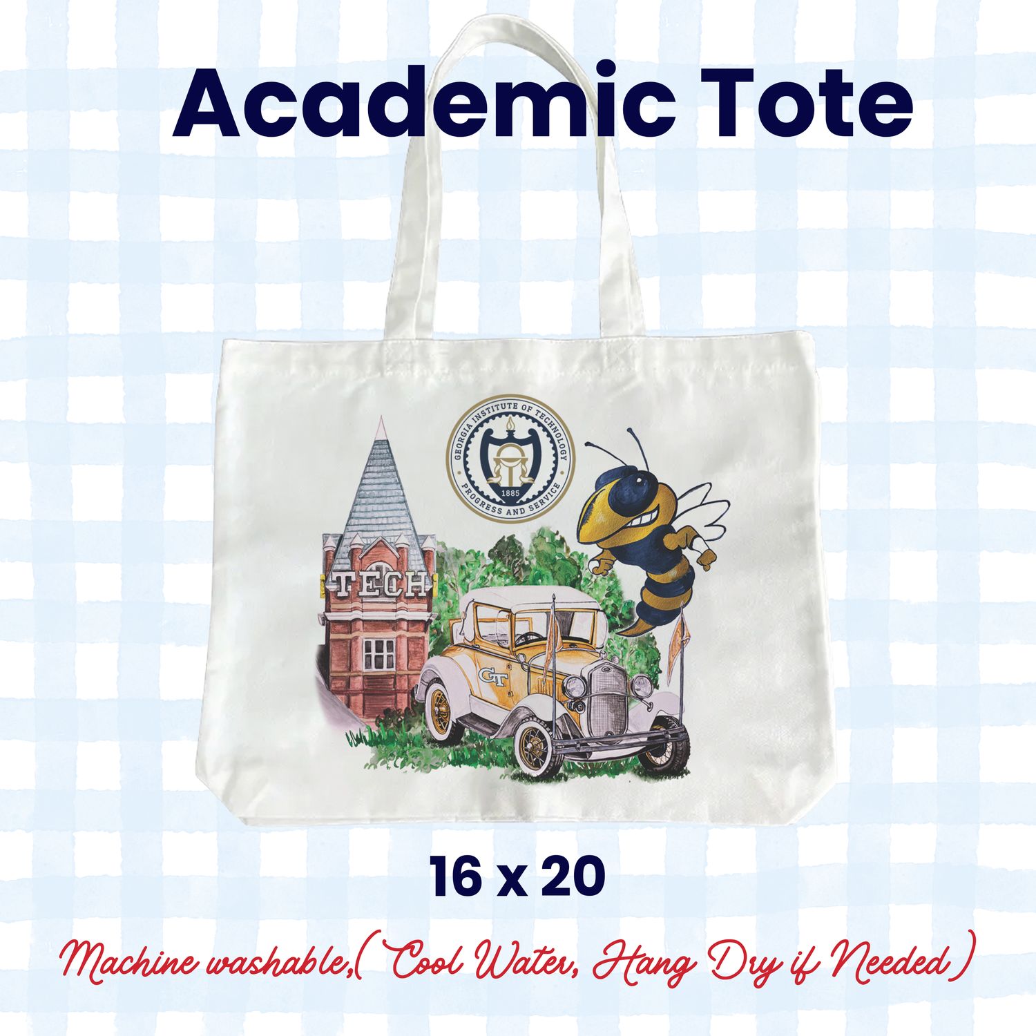 Tote - Moss &amp; March Academic