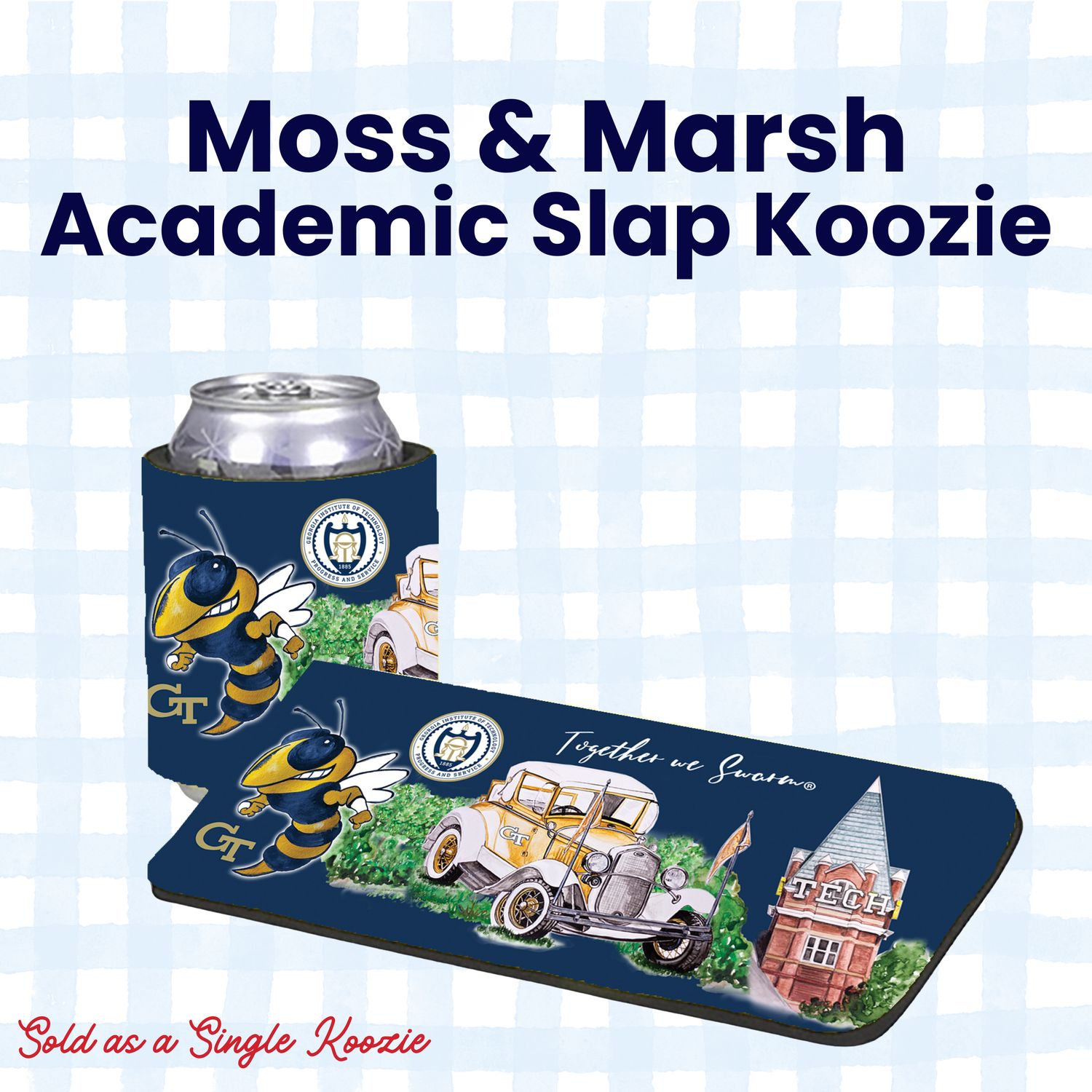 Moss &amp; Marsh Slap Koozie Academic