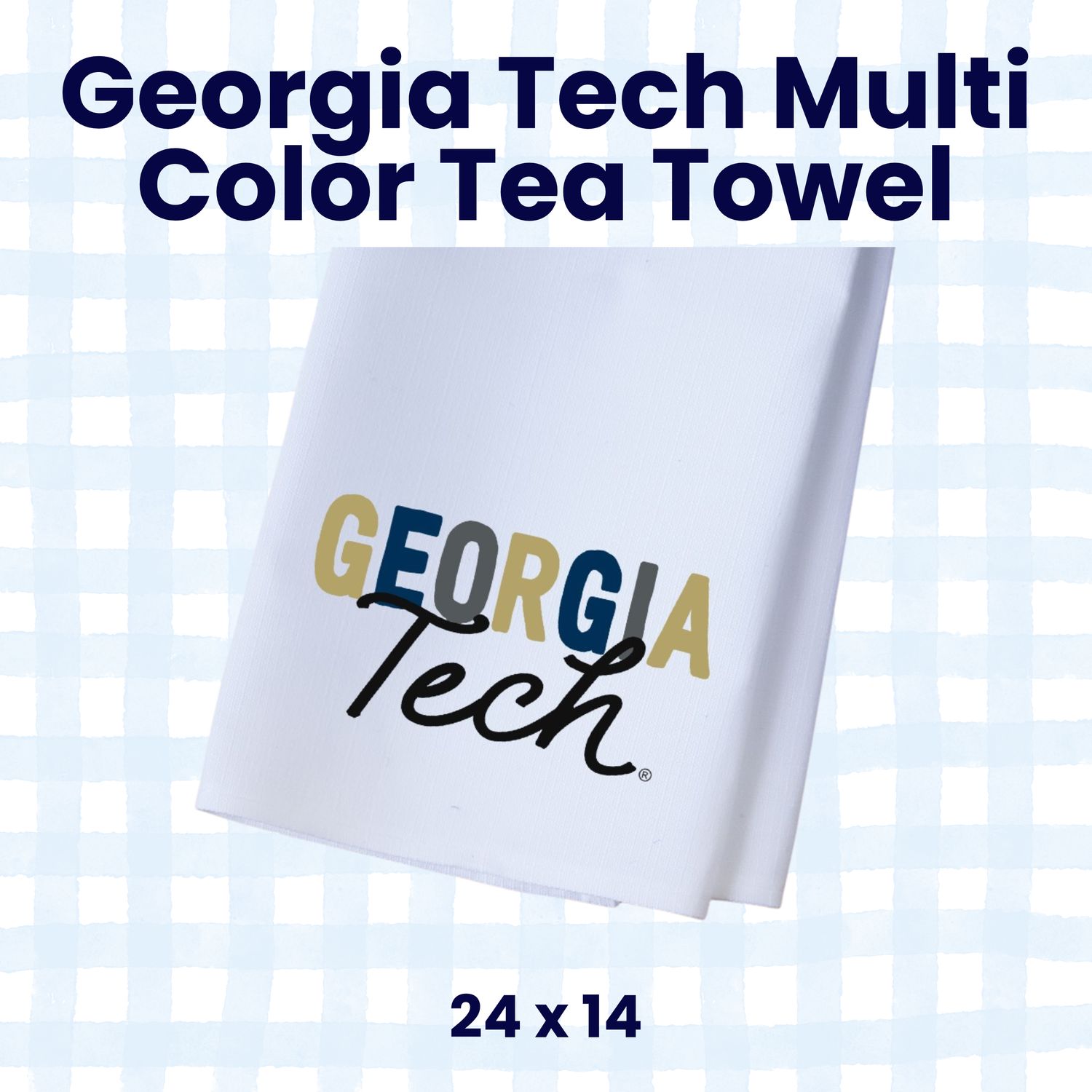 Tea Towel - Georgia Tech Multi