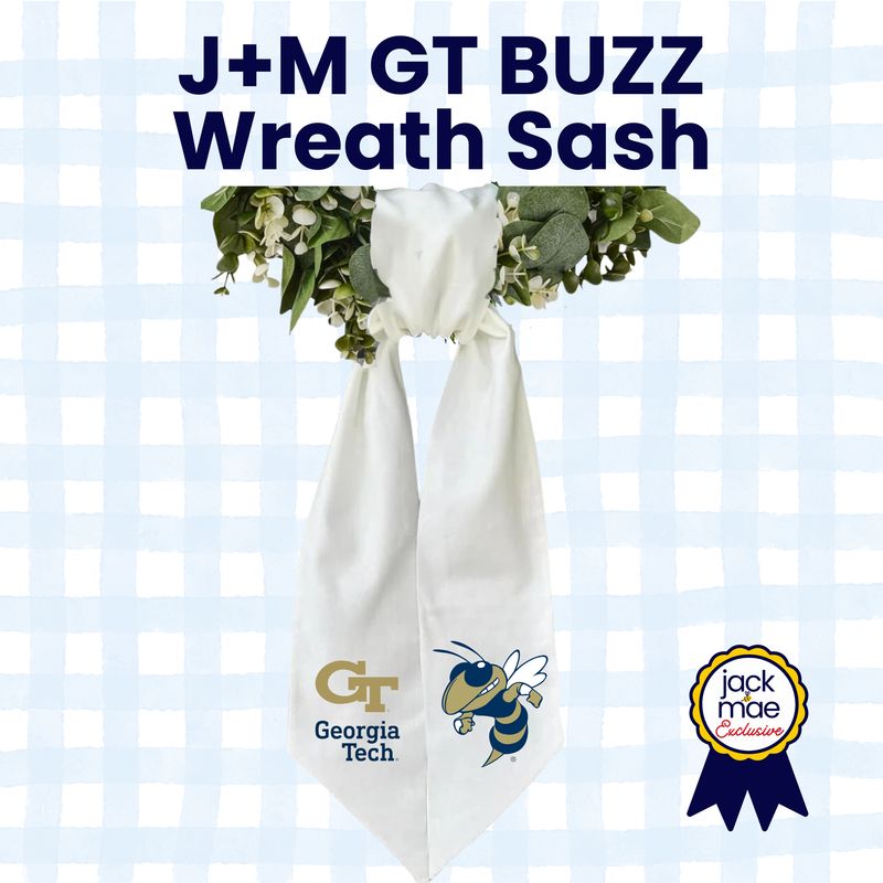 J+M GT BUZZ Wreath Sash