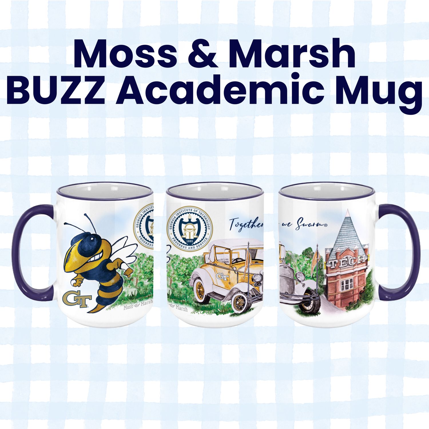 Moss &amp; Marsh BUZZ Academic Mug
