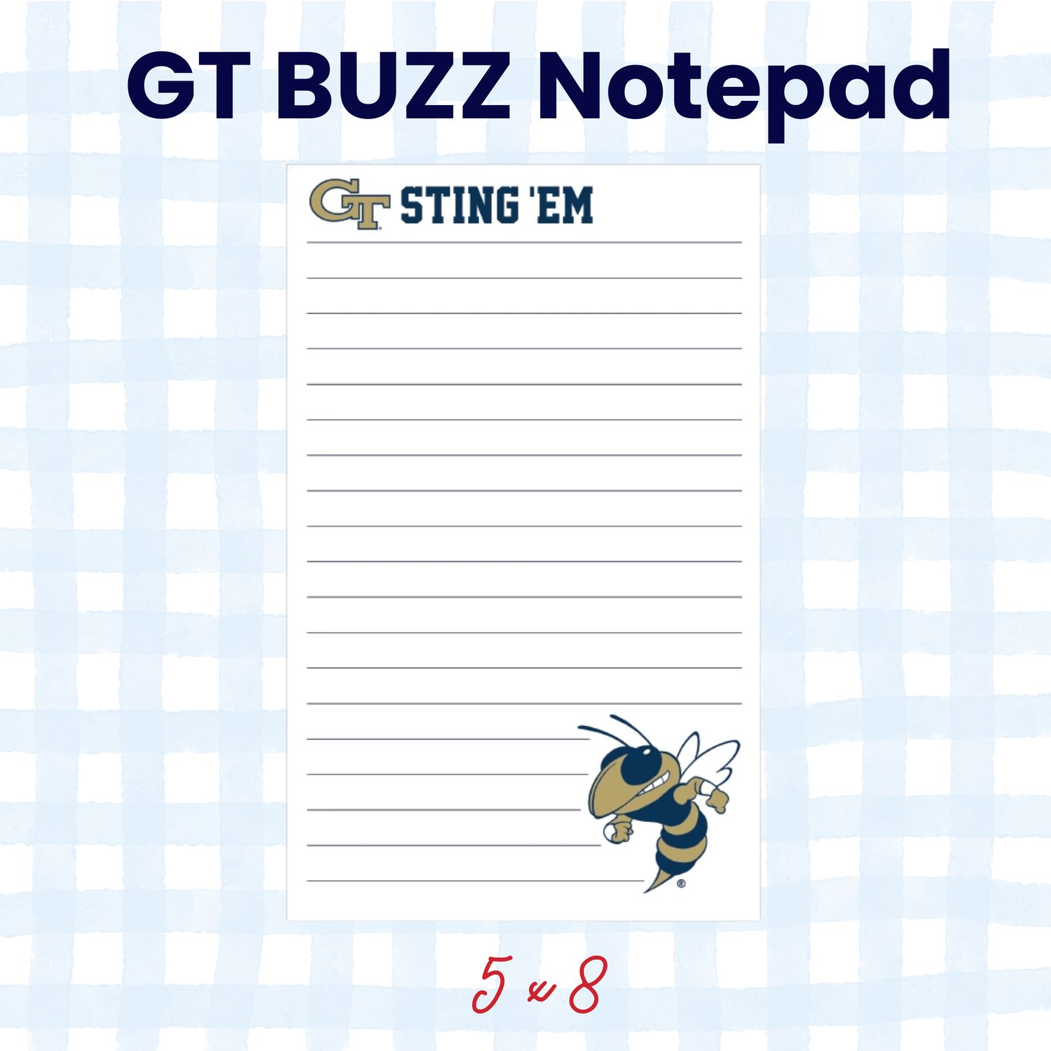 Georgia Tech Notepad - GT BUZZ