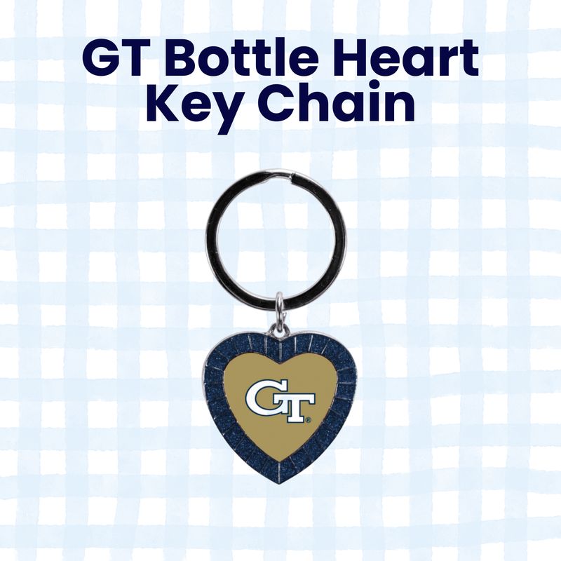 Georgia Tech - Heart Key Chain