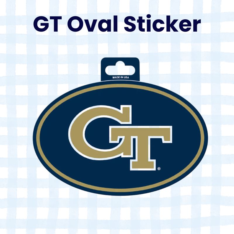Georgia Tech - GT Oval Sticker