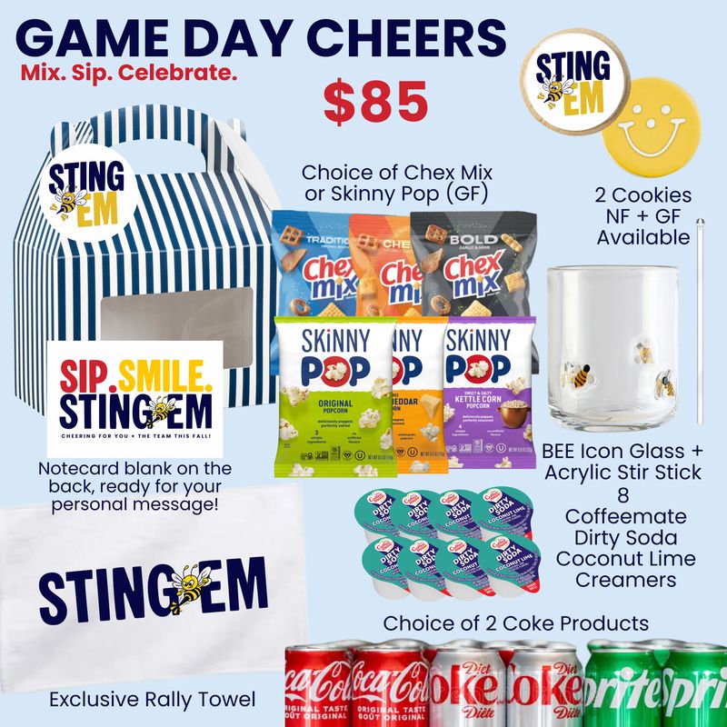 SIP. SMILE. STING 'EM - Game Day Cheers