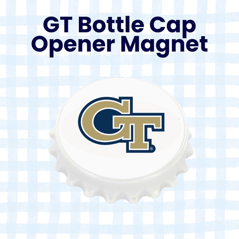 Georgia Tech - Bottle Cap Opener Magnet
