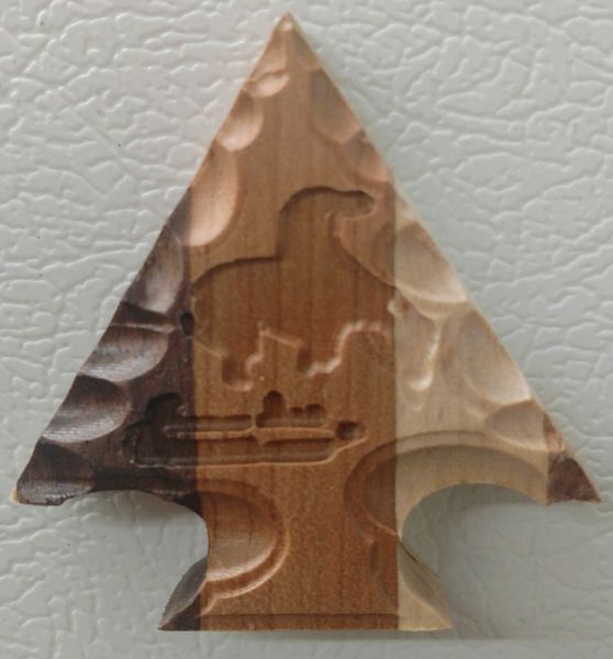 Arrow Head "End of the Trail" Fridge Magnets