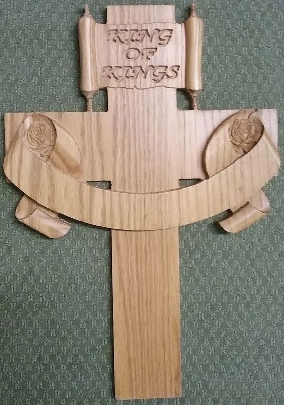 "King of Kings" Cross Plaque