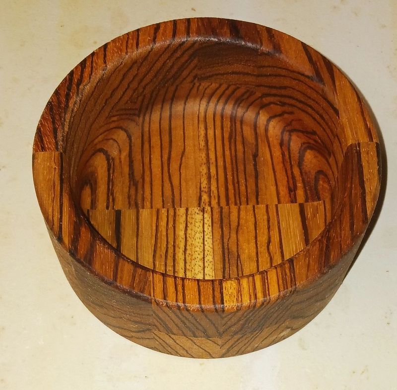 5 5" Zebrawood Snack Bowl