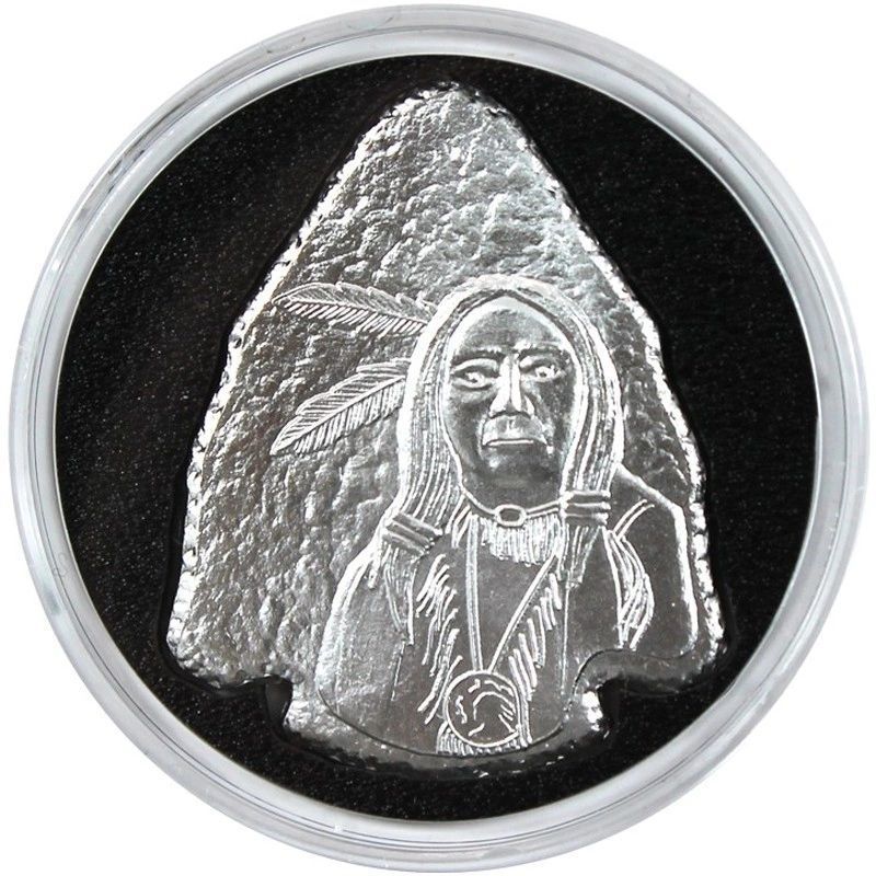 Silver Arrowhead Medallion