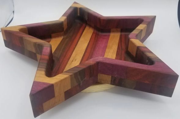Exotic Star rotating Snack/Serving Tray