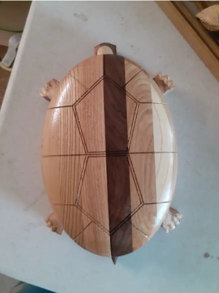 Land Turtle Snack Box W-Lid