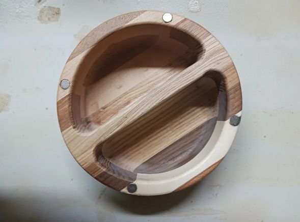 6" Bowl Straight center W-magnets