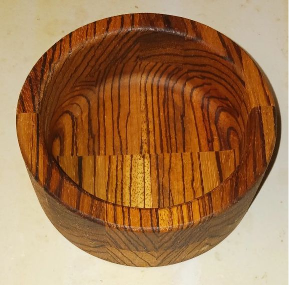 5" Zebrawood Snack Bowl