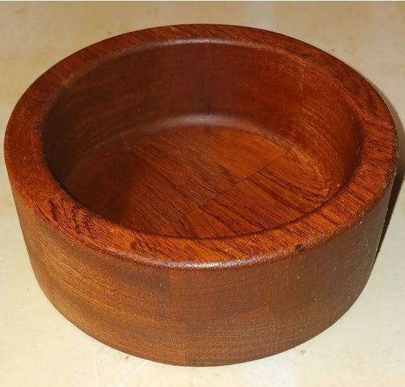 5" Sapele Ribbon Snack Tray