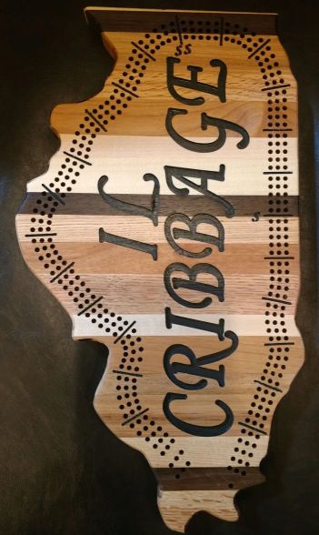 Illinois State Cribbage Board