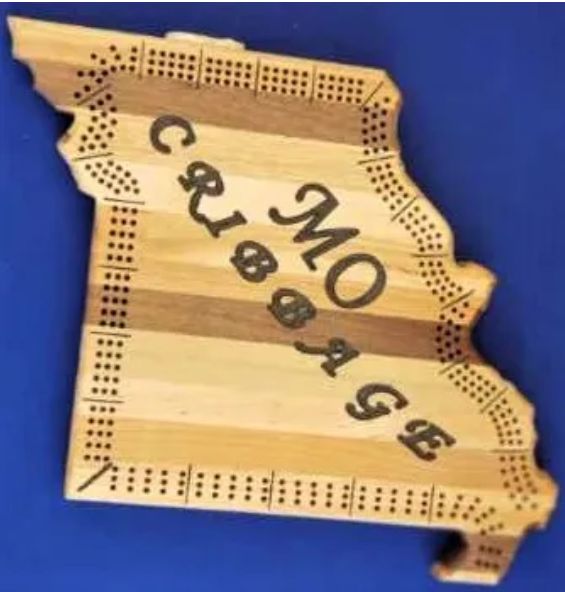 Missouri State Cribbage Board