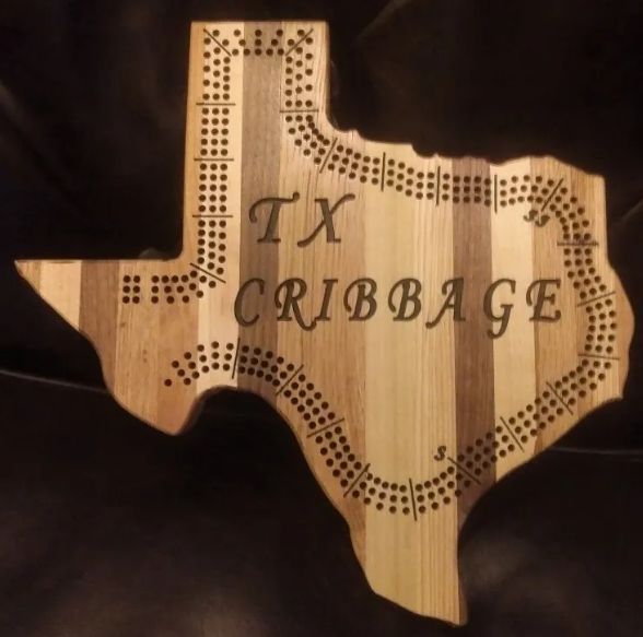 Texas State Cribbage Board