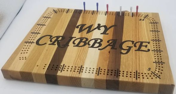 Wyoming State Cribbage Board