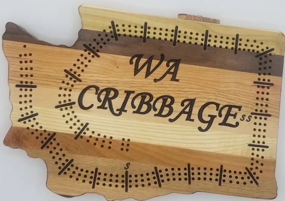 Washington State Cribbage Board