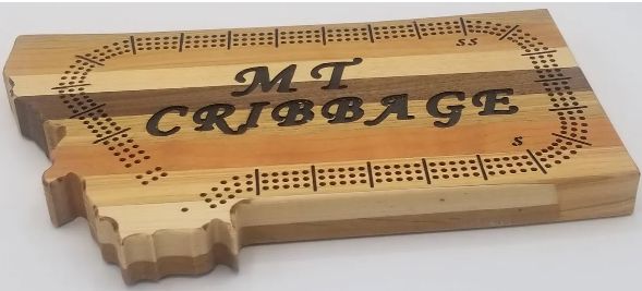 Montana State Cribbage Board