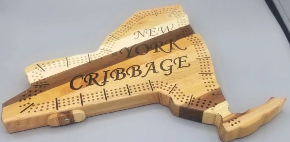 New York State Cribbage Board