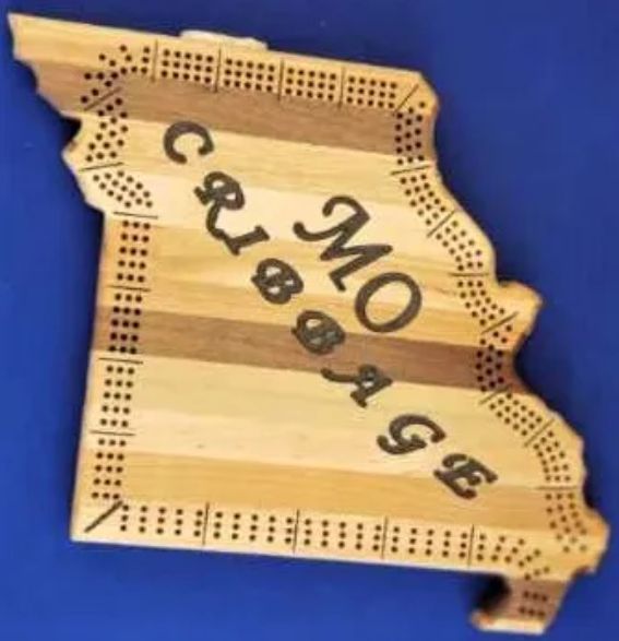 Missouri Cribbage Board