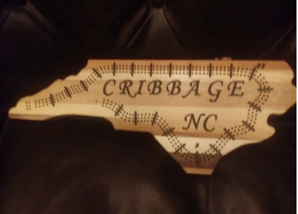 North Carolina State Cribbage Board