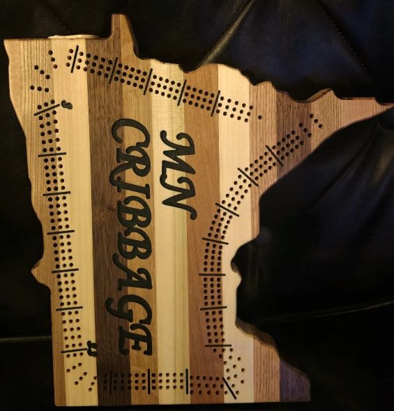 Minnesota State Cribbage Board