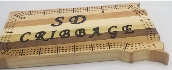 South Dakota State Cribbage Board