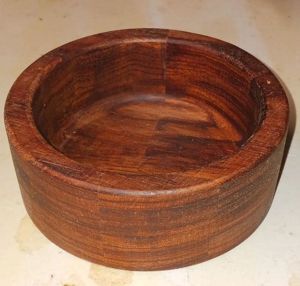 5" Bubinga Snack Tray