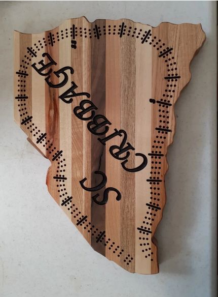 South Carolina Cribbage Board