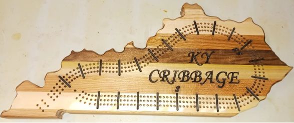 Kentucky Cribbage Board