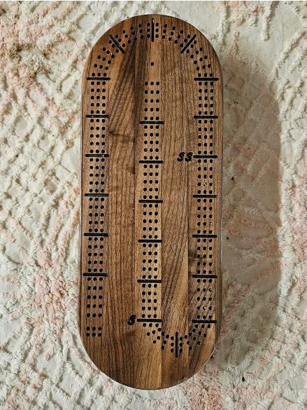 2 Pc Curved Rectangle Cribbage