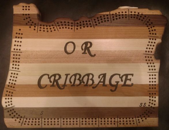 Oregon State Cribbage Board