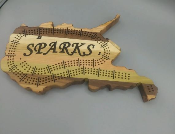 West Virginia State Cribbage Board