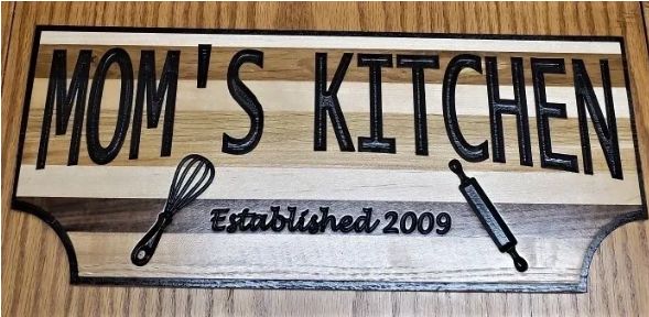 "Mom's Kitchen" Plaque