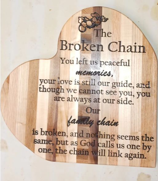 Broken Chain Heart
