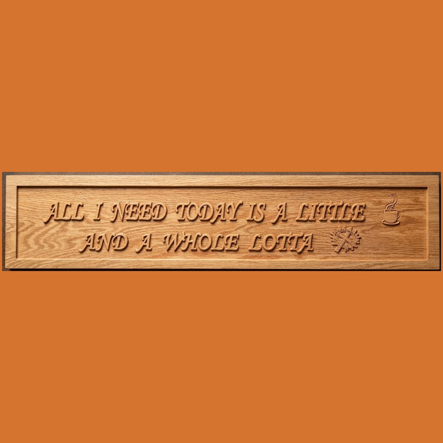 "Coffee and Jesus" Plaque