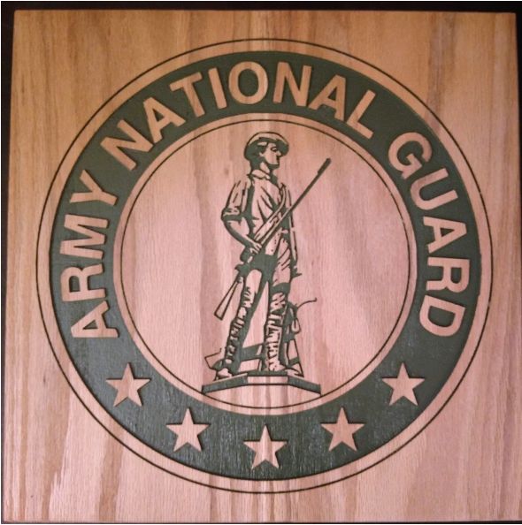 Army National Guard Plaque
