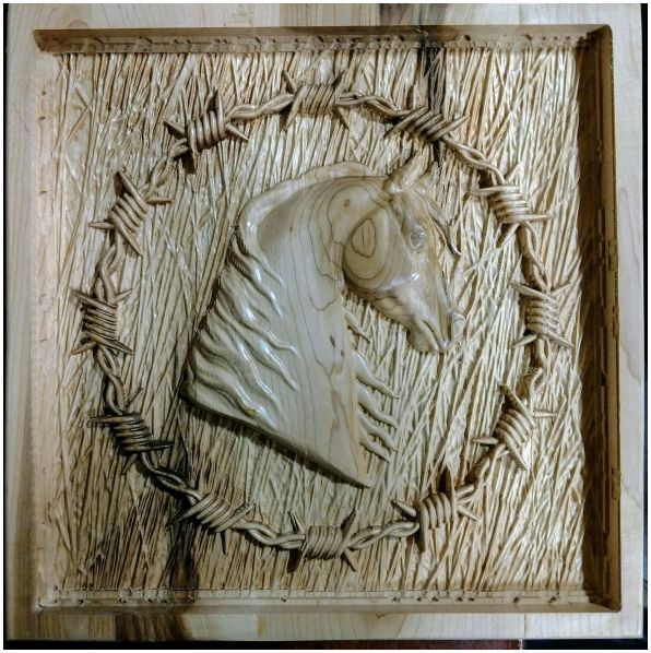 Horse Head Plaque