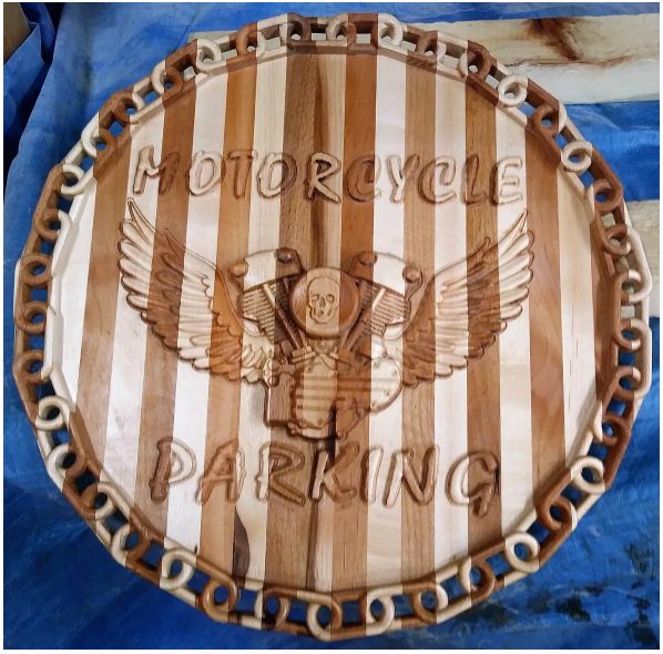 Motorcycle Parking Plaque