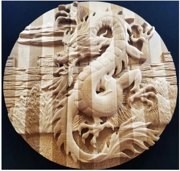 Chinese Dragon and Wall Plaque