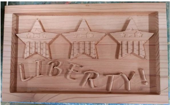 "LIBERTY" Plaque
