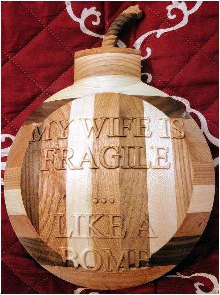 Fragile Like a Bomb Plaque