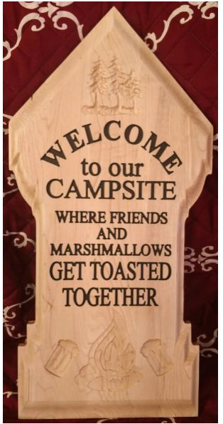 Campsite Welcome Sign (Small)